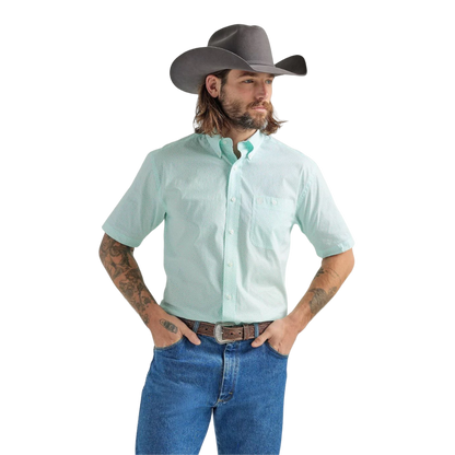 Wrangler Men's George Strait Turquoise Shirt