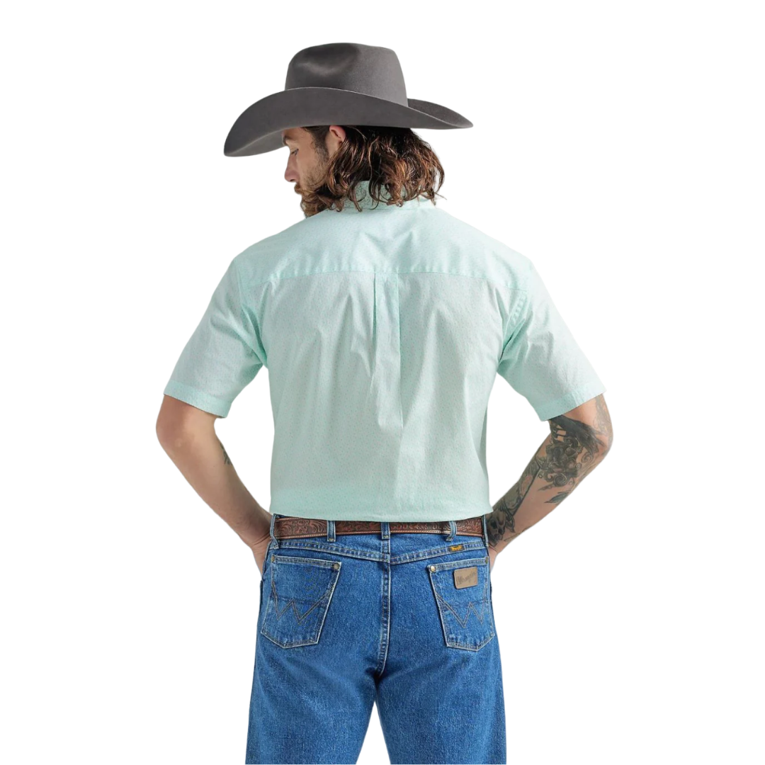 Wrangler Men's George Strait Turquoise Shirt