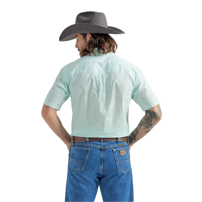 Wrangler Men's George Strait Turquoise Shirt