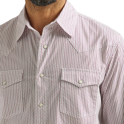 Wrangler Men's Advange Comfort Pink Shirt