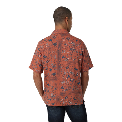 Wrangler Men's Coconut Camp Shirt