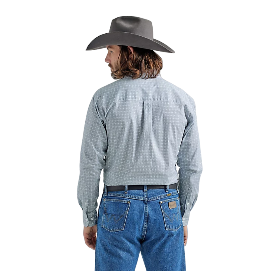 Wrangler Men's George Strait Grey Shirt