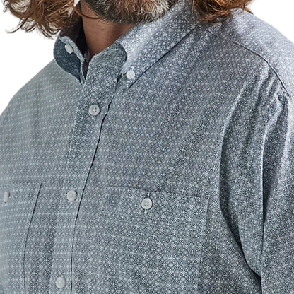 Wrangler Men's George Strait Grey Shirt