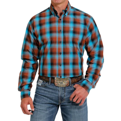 Cinch Men's Classic Fit Multicolor Shirt