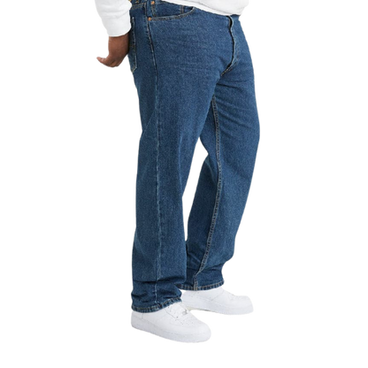 Levi Strauss Men's 505 Mid Rise Dark Stonewash Jeans