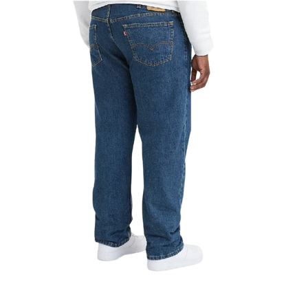 Levi Strauss Men's 505 Mid Rise Dark Stonewash Jeans