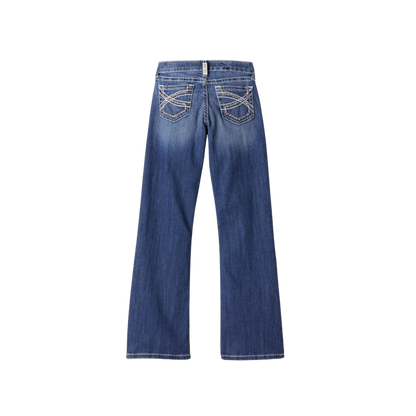 Ariat Youth Girl's Entwined Boot Cut Blue Jeans