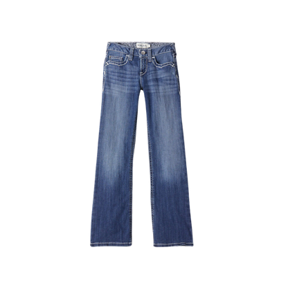 Ariat Youth Girl's Entwined Boot Cut Blue Jeans