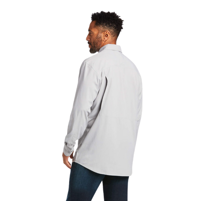 Ariat Men's Venttek Outbound Classic Fit Echo Grey Shirt