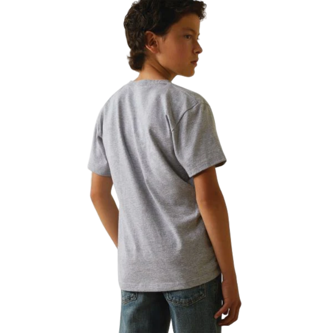 Ariat Youth Boy's Viva Mexico Independent Grey Shirt
