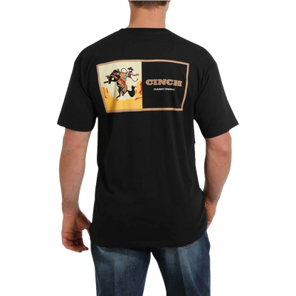 Cinch Men's Blak Classic Cowboy Ride T-Shirt
