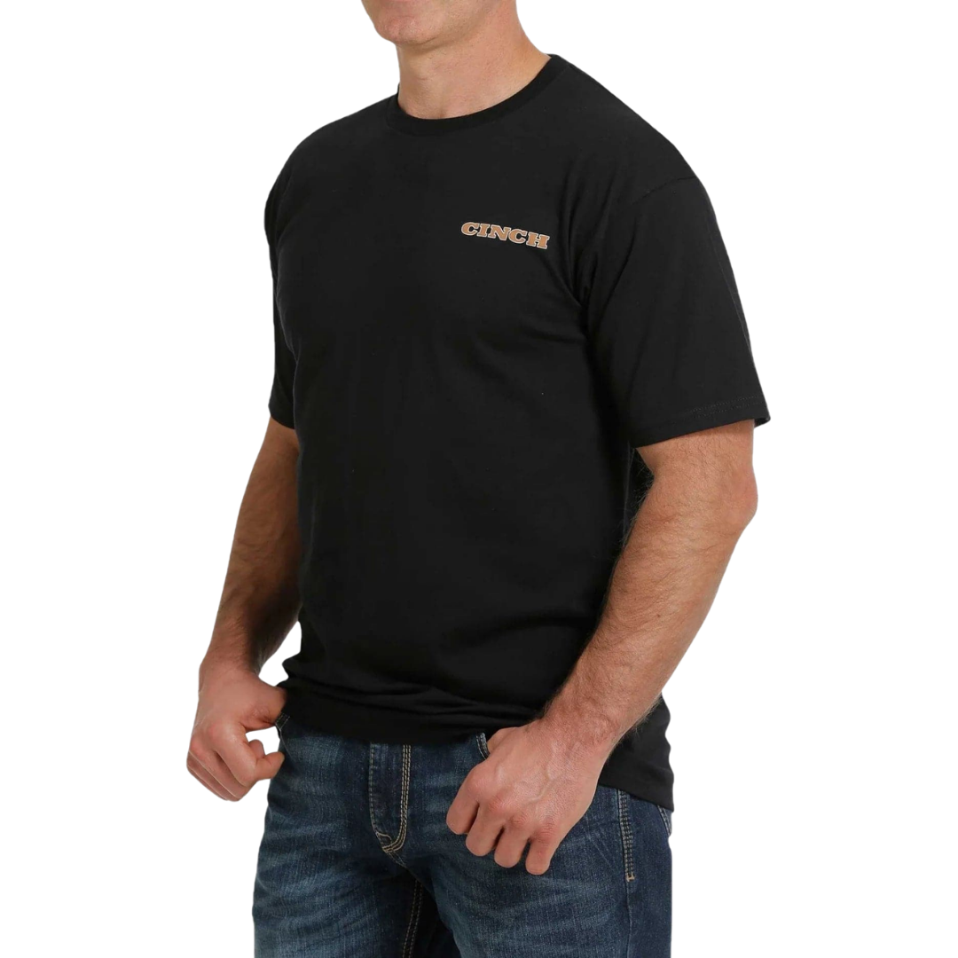 Cinch Men's Blak Classic Cowboy Ride T-Shirt