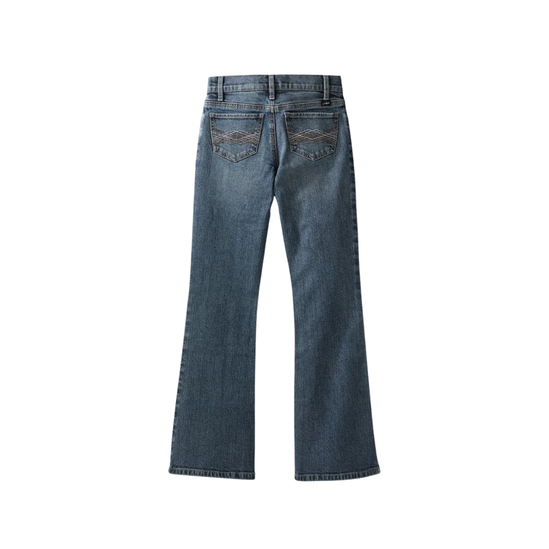 Cruel Youth Girl's Blue Lucy Mid Rise Bootcut Jean