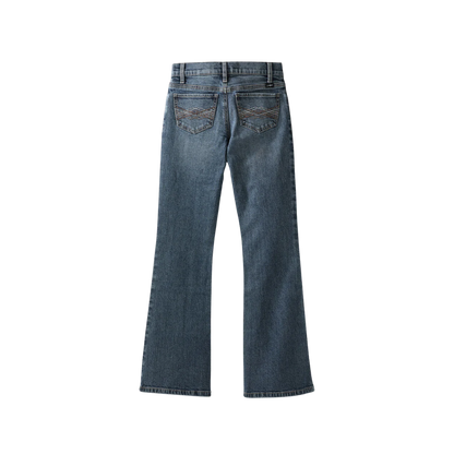 Cruel Youth Girl's Blue Lucy Mid Rise Bootcut Jean
