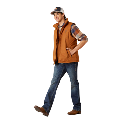 Ariat Men's Team Logo Insulated Chestnut Vest