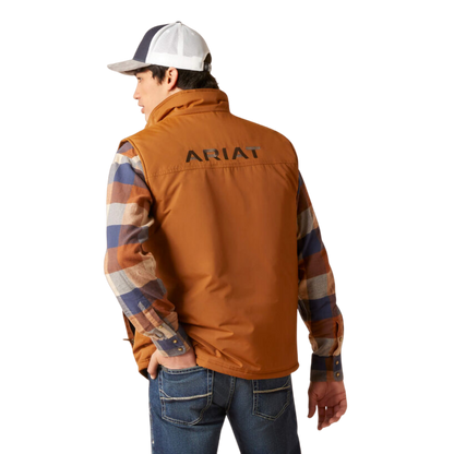 Ariat Men's Team Logo Insulated Chestnut Vest