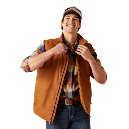 Ariat Men's Team Logo Insulated Chestnut Vest