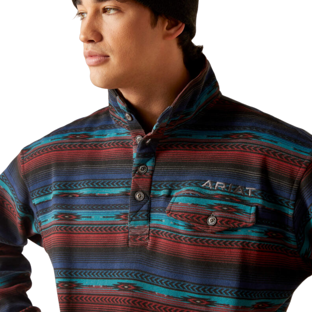 Ariat Men's Cotton-Rich Mockneck Sweatshirt