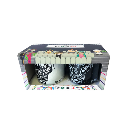 By México Chilaquil Xolo of Peltre Black and White Cup Mug