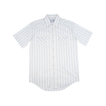 Panhandle Slim Men's Vintage Wallpaper Classic Fit White Shirt