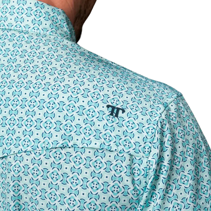 Ferrell Men's The Pierce Snap Green Shirt
