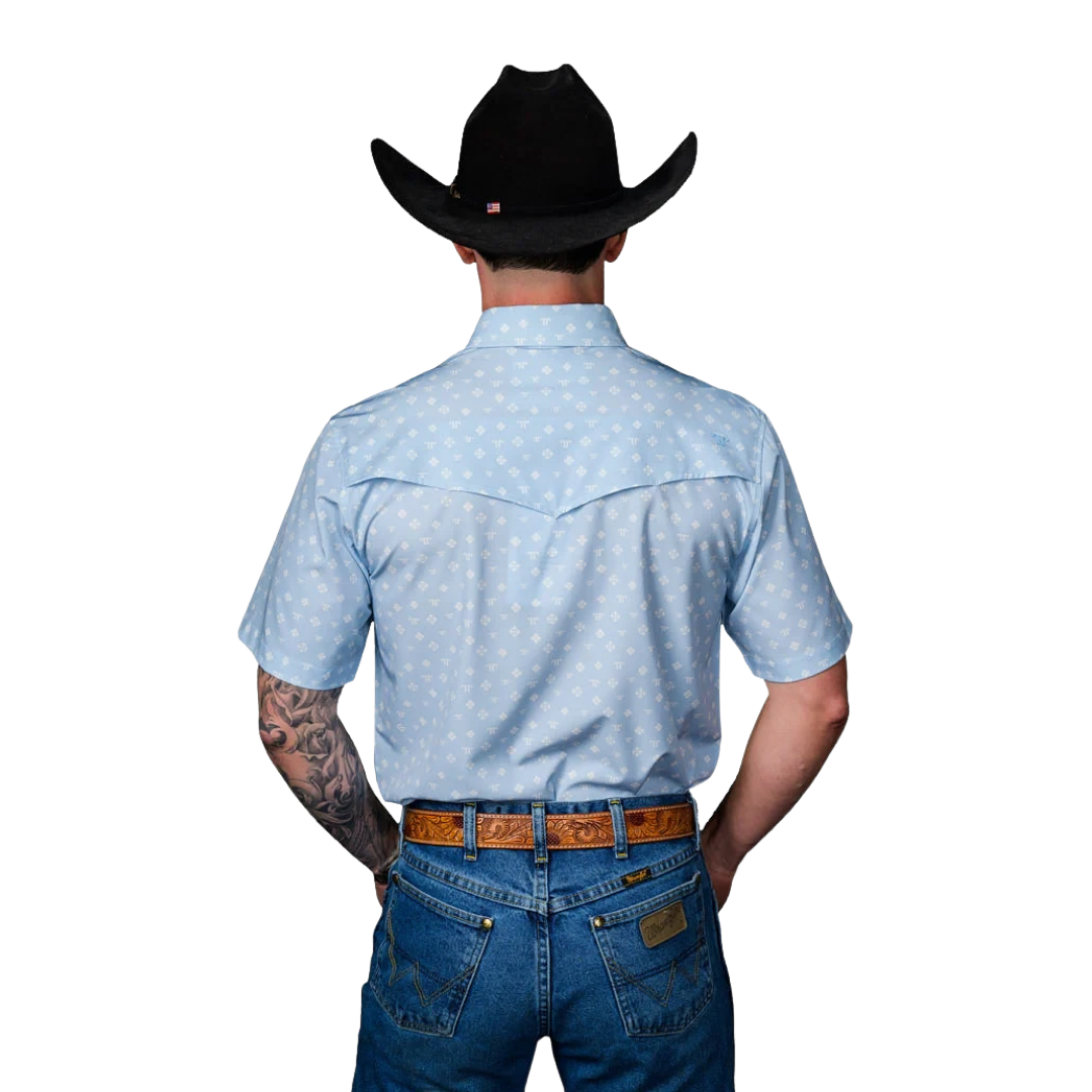 Ferrell Men's The Remi Snap Blue Shirt