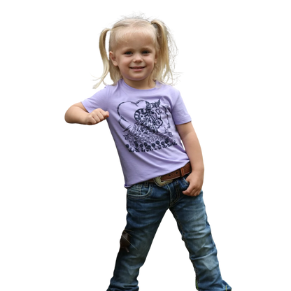 Cinch Toddler Girl's Graphic Lilac T-Shirt