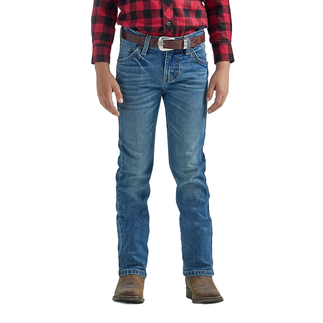 Wrangler Youth Boy's Slim Fit Straight Leg Tobiano Jeans