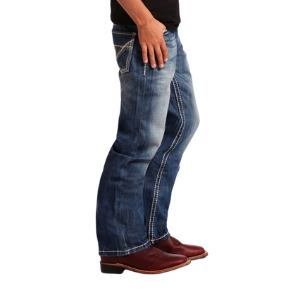 Rock & Roll Youth Boy's Regular Fit Bootcut Blue Jeans