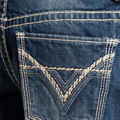 Rock & Roll Youth Boy's Regular Fit Bootcut Blue Jeans