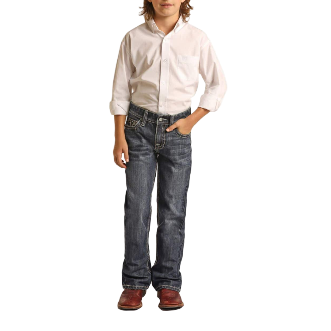 Rock & Roll Youth Boy's BB Gun Blue Jeans