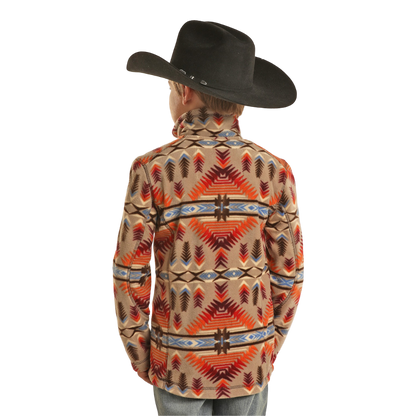 Panhandle Slim Youth Boy's Powder River Aztec Multicolor Pullover
