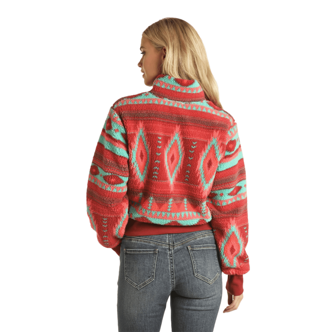 Panhandle Slim Women's Aztec Hot Pink Pullover