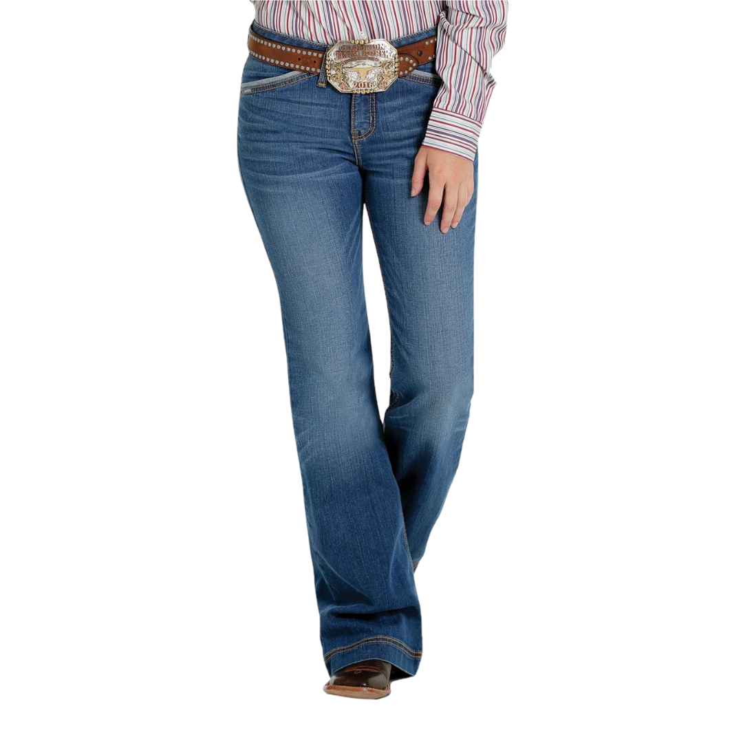 Cruel Girl Women's Lynden Stone Wash Blue Jeans