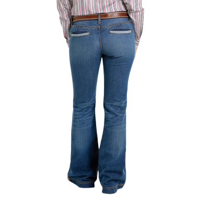 Cruel Girl Women's Lynden Stone Wash Blue Jeans