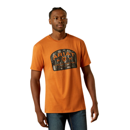 Ariat Men's Camo Badge Adobe T-Shirt