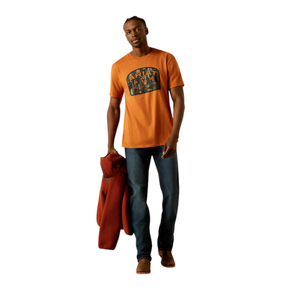 Ariat Men's Camo Badge Adobe T-Shirt