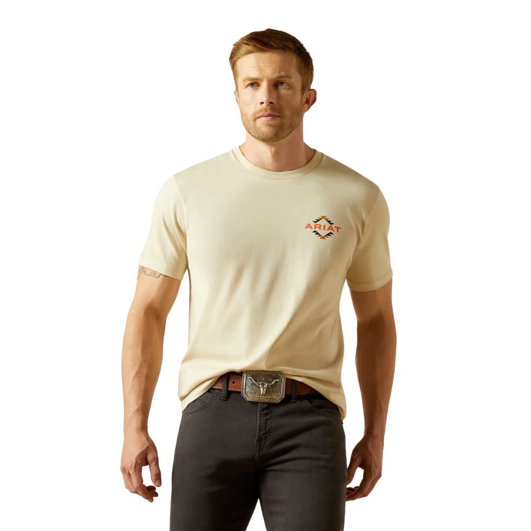Ariat Men's Zapoteco Graphic Olive T-Shirt