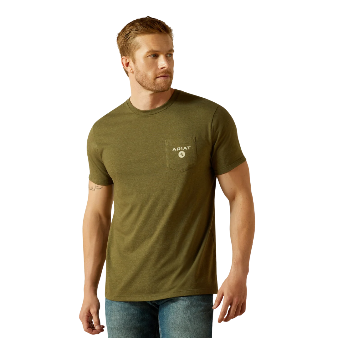 Ariat Men's Roped Diamond Heather T-Shirt