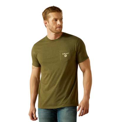 Ariat Men's Roped Diamond Heather T-Shirt