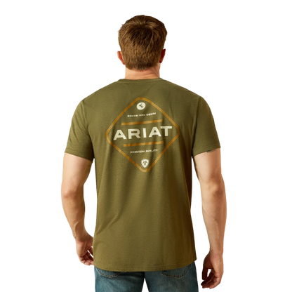 Ariat Men's Roped Diamond Heather T-Shirt