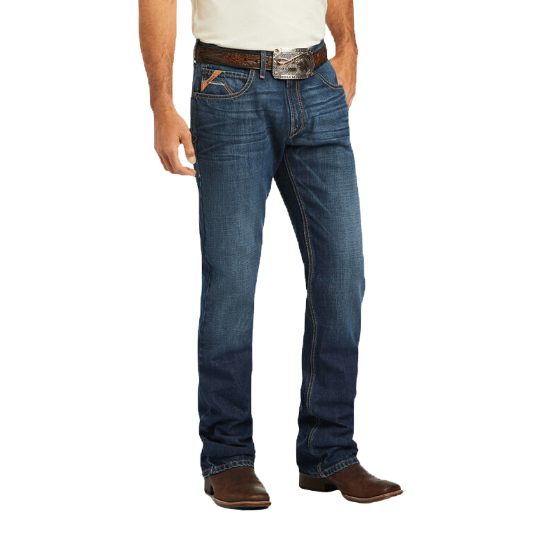 Ariat Men's M2 Relaxed Kerwin Bootcut Blue Jeans