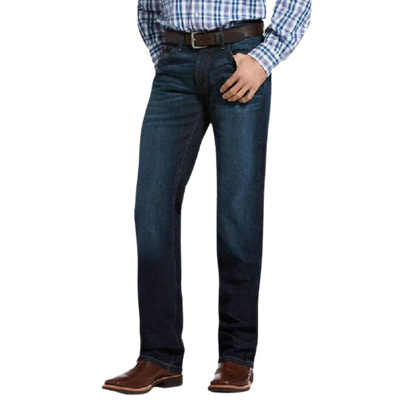 Ariat Men's M5 Slim Stretch Legacy Stackable Straight Blue Jeans