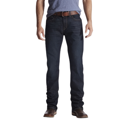 Ariat Men's M4 Rebar Relaxed Low Rise Boot Cut Blue Jeans