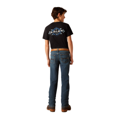 Ariat Youth Boy's B5 Slim Stretch Dustin Blue Jeans
