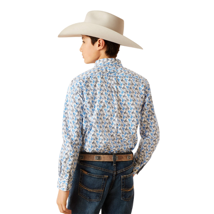 Ariat Youth Boy's Peerce Classic Multicolor Shirt