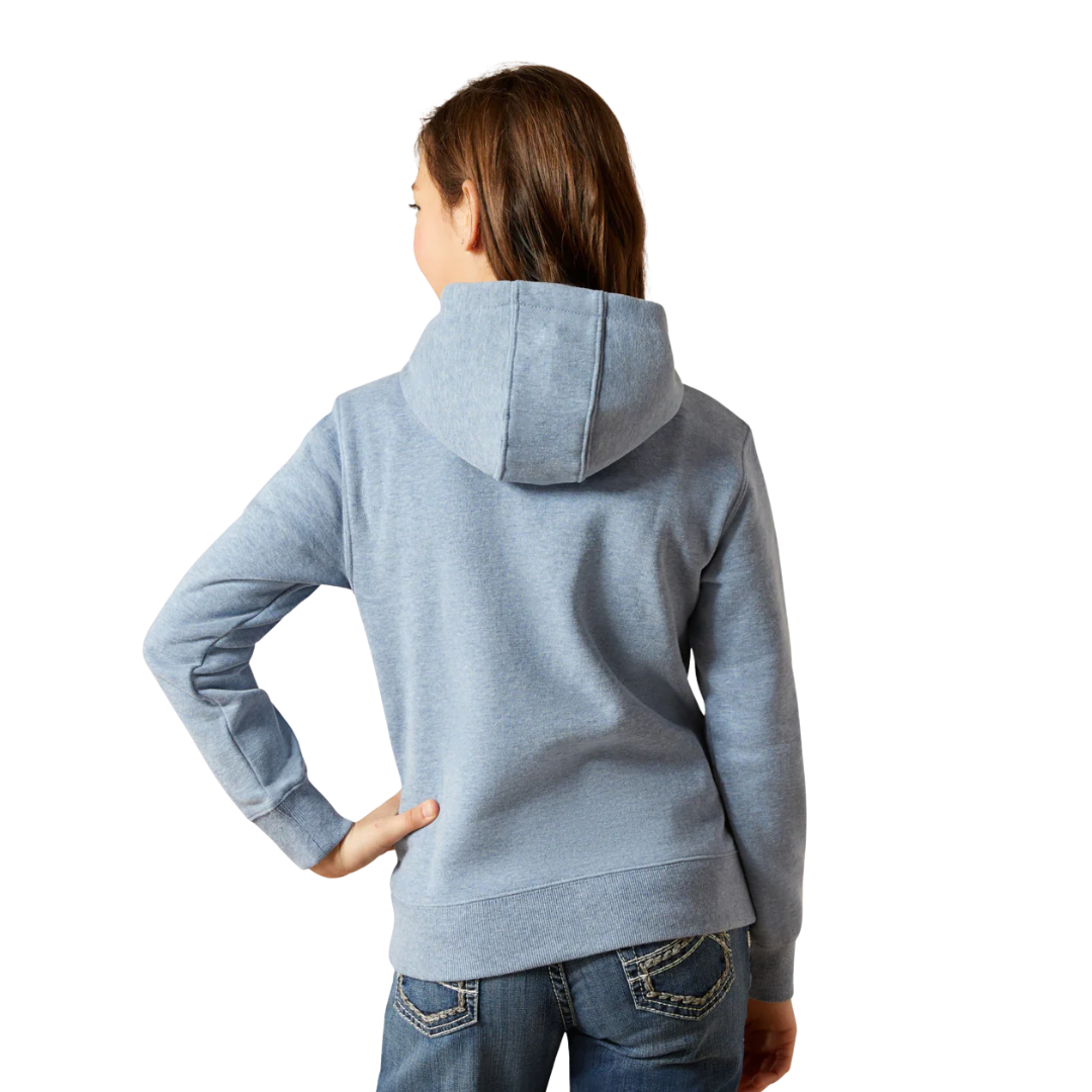 Ariat Youth Girl's 2.0 Vintage Indigo Heather Hoodie