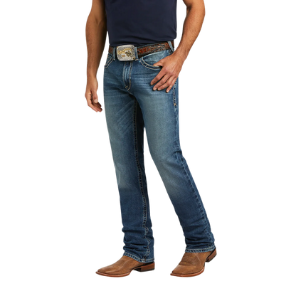 Ariat Men's Relaxed Dakota Stackable Bootcut Blue Jeans -Big & Tall