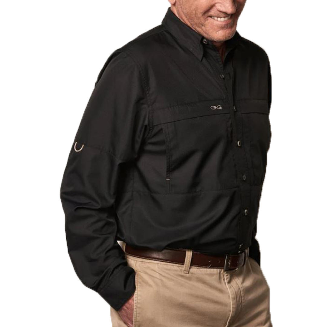 Gameguard Men's Caviar Microfiber Black Shirt - Big & Tall