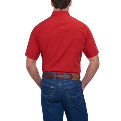 Ely &amp; Walker Men´s Short Sleeve Solid Red Shirt